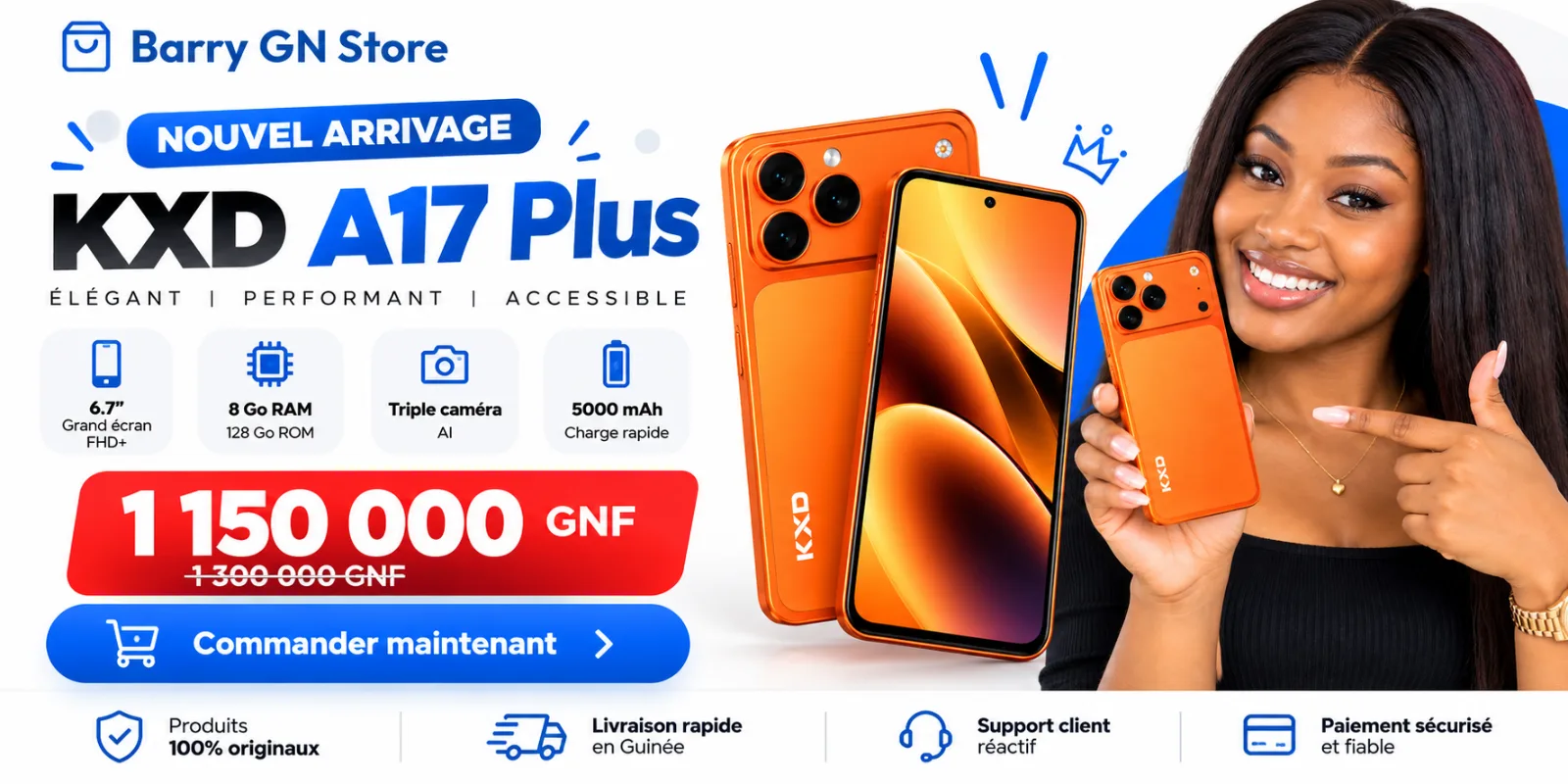 Promotion sur le telephone Samsung Galaxy A15
